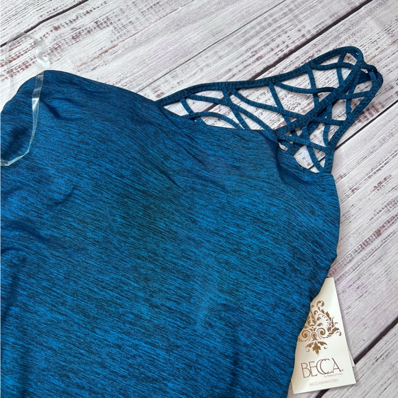 Becca One Shoulder One Piece Swimsuit - Picture 2 of 6